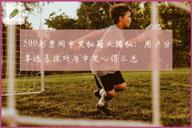 500彩票网中奖秘籍大揭秘:用户分享选号技巧与中奖心得汇总